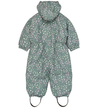 Mikk-Line Flyverdragt - Polyester - Baby - Floral Shadow AOP