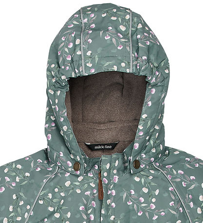 Mikk-Line Flyverdragt - Polyester - Junior - Floral Shadow AOP
