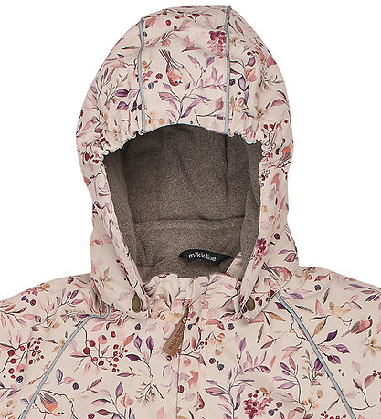 Mikk-Line Flyverdragt - Polyester - Junior - Berries & Birds AOP