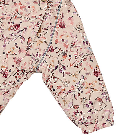 Mikk-Line Flyverdragt - Polyester - Baby - Berries & Birds AOP