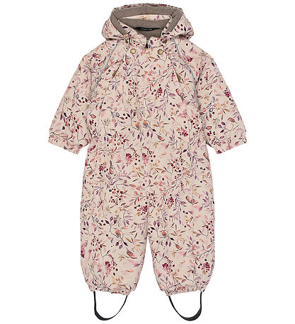 Mikk-Line Flyverdragt - Polyester - Baby - Berries & Birds AOP