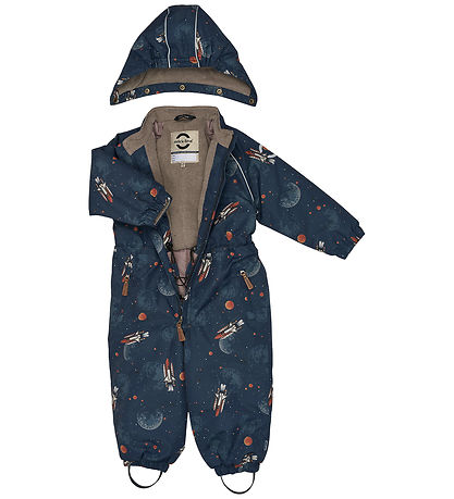 Mikk-Line Flyverdragt - Polyester - Junior - Space AOP