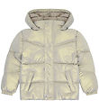 Minymo Dynejakke - Shiny - Champagne Beige