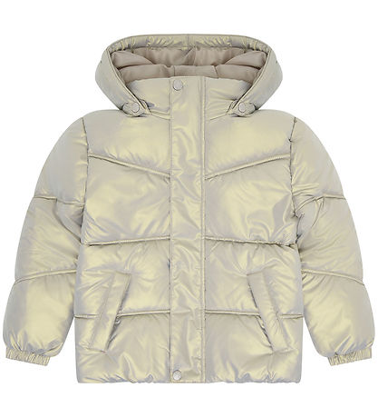 Minymo Dynejakke - Shiny - Champagne Beige