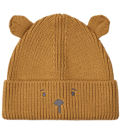 Liewood Hue m. Ører- Strik - Gina - Golden Carmel