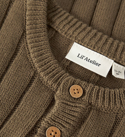 Lil Atelier Vest - Strik - NmmLomon - Kangaroo