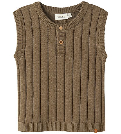 Lil Atelier Vest - Strik - NmmLomon - Kangaroo