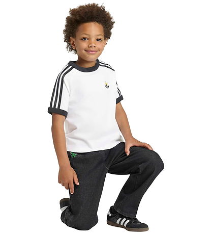 adidas Originals T-shirt - Loose - Hvid m. Pokémon