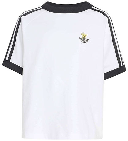 adidas Originals T-shirt - Loose - Hvid m. Pokémon