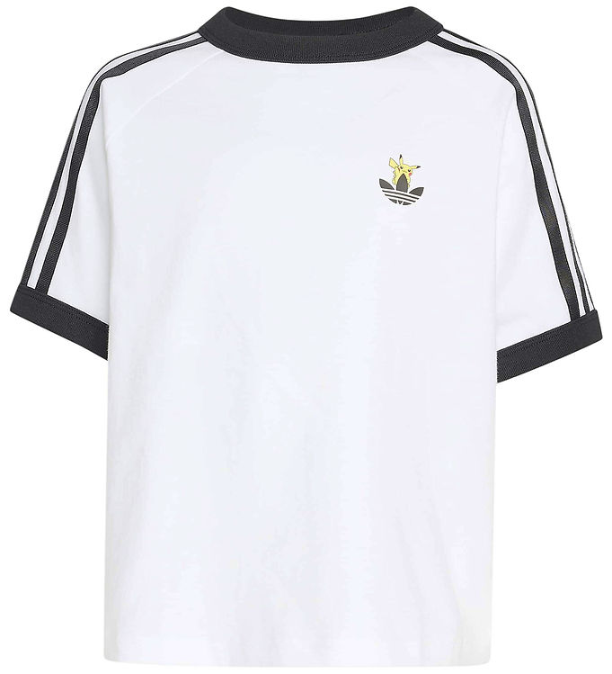 adidas Originals T-shirt - Loose - Hvid m. Pokémon