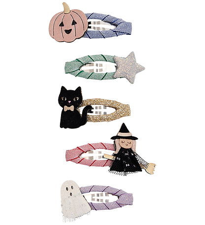 Mimi & Lula Hårspænder - 5-Pak - Mini Hallowen
