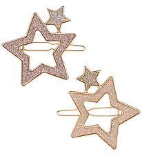 Mimi & Lula Hårspænder - 2-Pak - Large Super Sparkle Star
