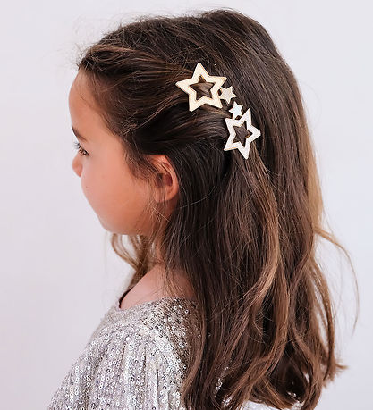 Mimi & Lula Hårspænder - 2-Pak - Large Super Sparkle Star