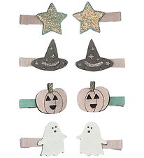 Mimi & Lula Hårklips - 8-Pak - Mini Halloween