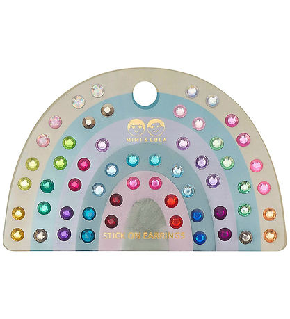 Mimi & Lula Ørestickers - 30 stk - Colour Gem Earrings