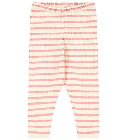 Konges Sløjd Leggings - Buma - Peony Butter Stripe