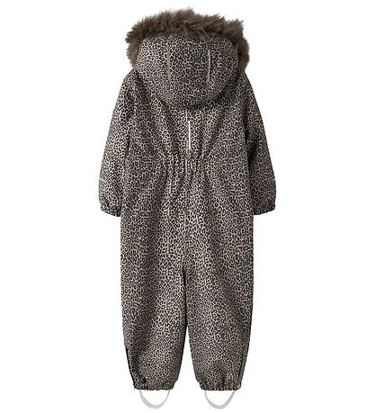 Name it Flyverdragt - NmfSnow10 - Silver Mink/LEO