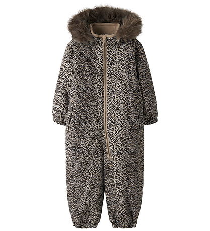 Name it Flyverdragt - NmfSnow10 - Silver Mink/LEO
