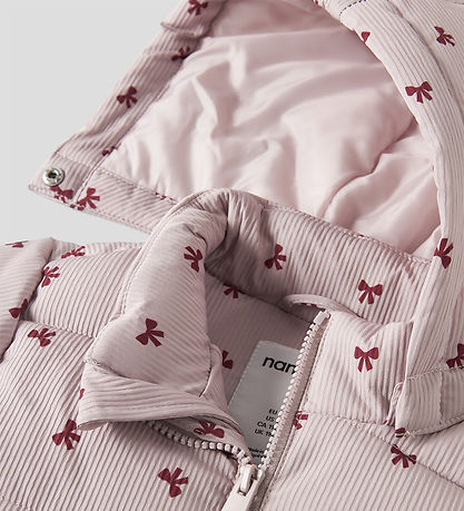 Name It Dynejakke - NmfMonday -  Violet Ice/Bows