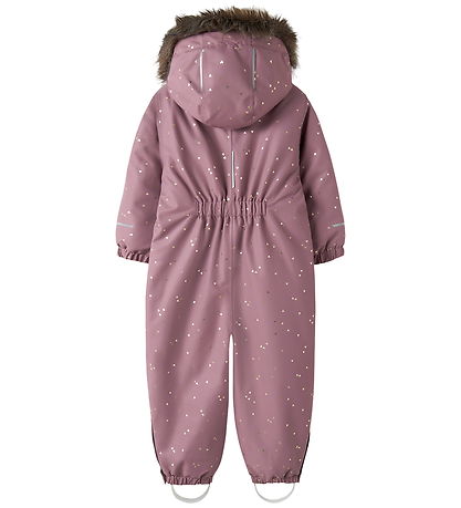 Name It Flyverdragt - NmfSnow - Wistful Mauve/Hearts
