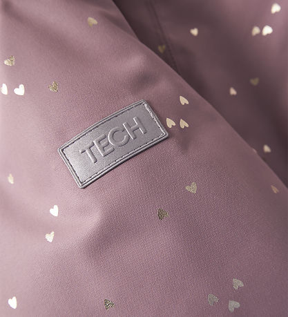 Name It Flyverdragt - NmfSnow - Wistful Mauve/Hearts