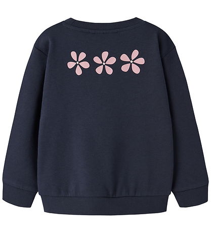 Name It Sweatshirt - NmfVasacha - Navy Blazer/White Flower