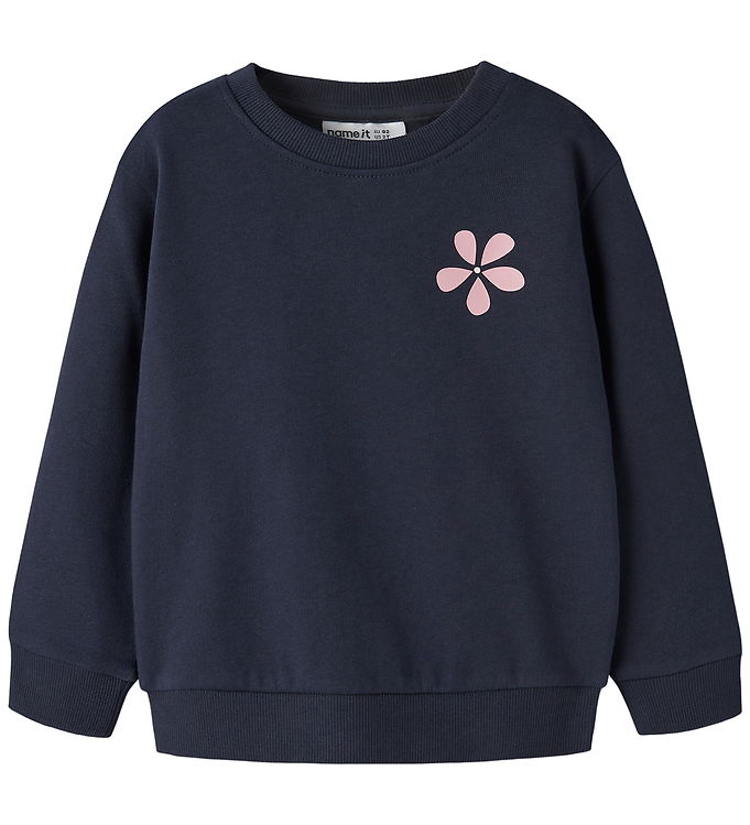 Name It Sweatshirt - NmfVasacha - Navy Blazer/White Flower