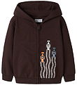 Name It Cardigan - NmmVoltinus - Chocolate Plum/Cars