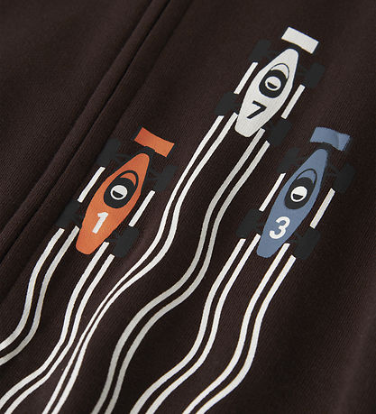 Name It Cardigan - NmmVoltinus - Chocolate Plum/Cars