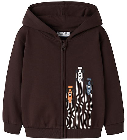 Name It Cardigan - NmmVoltinus - Chocolate Plum/Cars