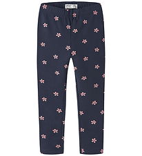 Name It Leggings - NmfDavina - Navy Blazer/White Flower