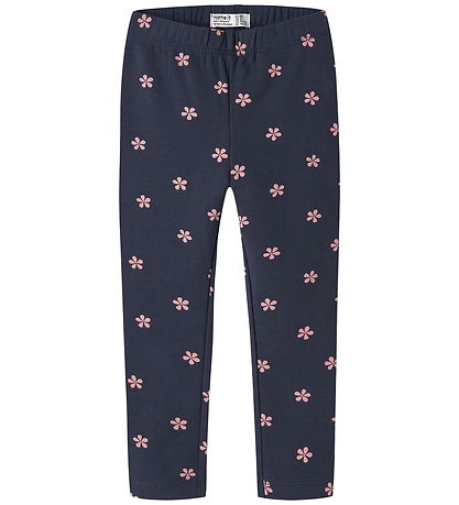 Name It Leggings - NmfDavina - Navy Blazer/White Flower