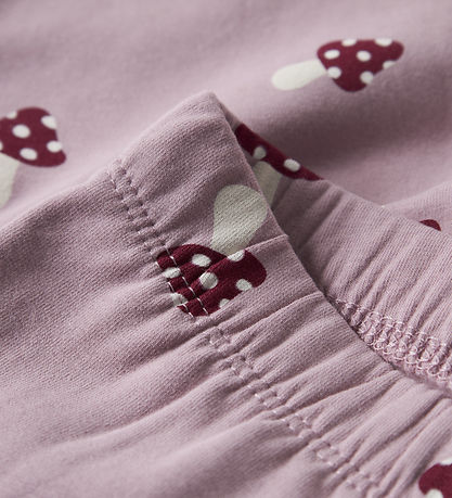 Name It Leggings - NmfDavina - Lilas/Mushroom
