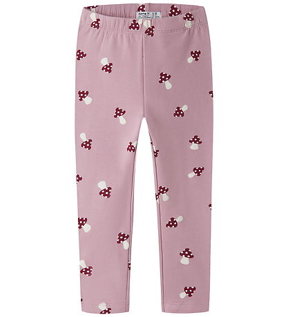 Name It Leggings - NmfDavina - Lilas/Mushroom