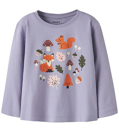 Name It Bluse - NmfVeen - Heirloom Lilac/Autumn