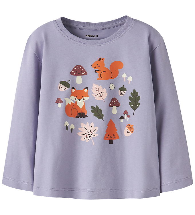 Name It Bluse - NmfVeen - Heirloom Lilac/Autumn