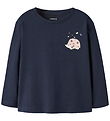 Name It Bluse - NmfVeen - Navy Blazer/Hedgehog