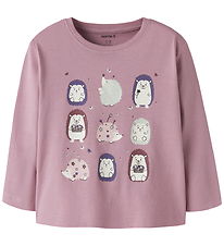 Name It Bluse - NmfVeen - Lilas/Hedgehogs