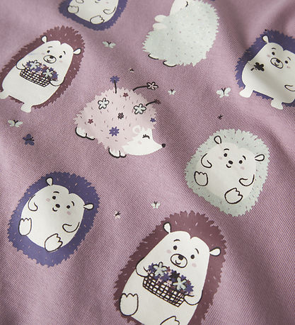 Name It Bluse - NmfVeen - Lilas/Hedgehogs