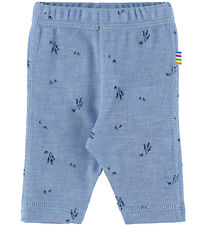 Joha Leggings - Uld - Blue Melange