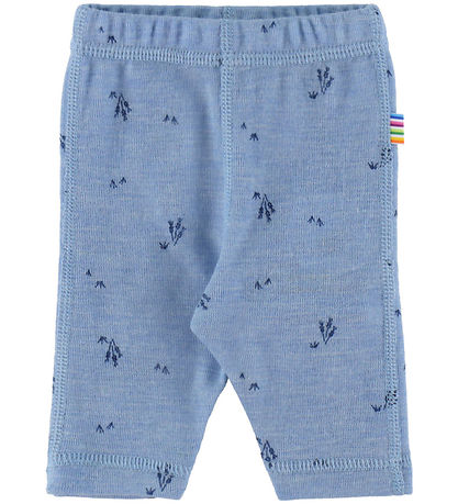 Joha Leggings - Uld - Blue Melange