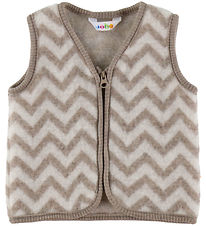 Joha Vest - Uld - Beige