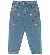 The New Jeans - Mom Fit - TnstValora - Light Blue Denim EMB