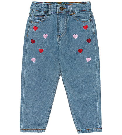 The New Jeans - Mom Fit - TnstValora - Light Blue Denim EMB