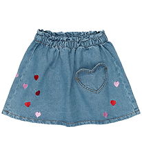 The New Nederdel - Denim - TnstValora - Light Blue Denim EMB