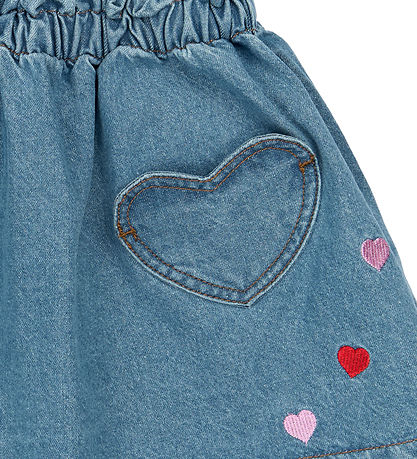 The New Nederdel - Denim - TnstValora - Light Blue Denim EMB