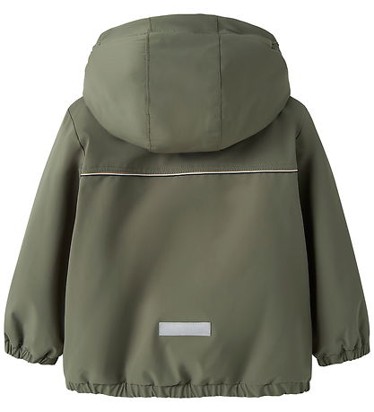 Name It Dynejakke m. Fleece - NmmMiel - Dusty Olive
