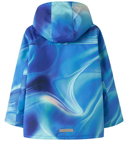 Name It Vinterjakke - NkmSnow10 - Nautical Blue AOP