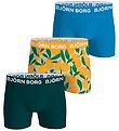 Björn Borg Boxershorts - 3-pak - Blå/Gul/Sort/Grøn/AOP
