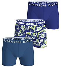 Björn Borg Boxershorts - 3-pak - Blå/AOP